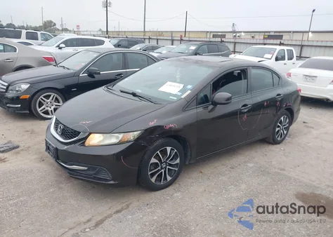 2013 Honda Civic Ex из США, поврежденный, VIN 2HGFB2F89DH526983